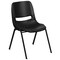 Emma and Oliver Ergonomic Shell Student Stack Chair - Classroom Chair / Office Guest Chair